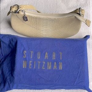 Stuart Weizmann Classic Handbag - light beige.